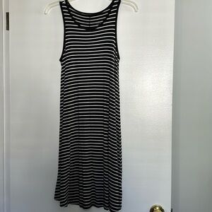 A New Day black and white striped flowy dress size XS